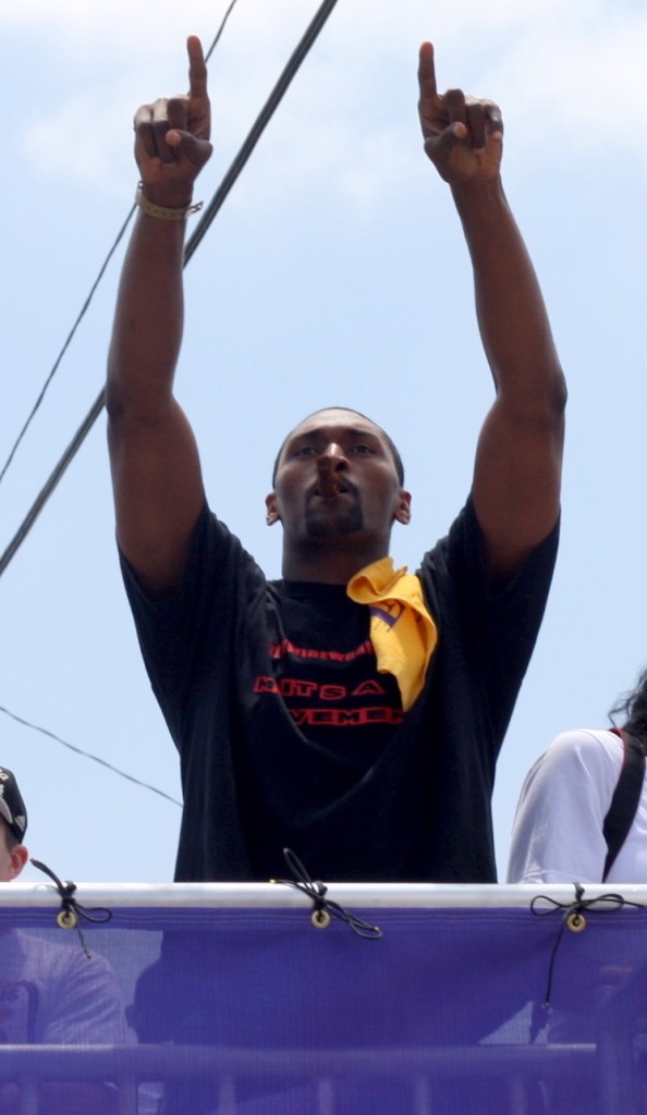 Metta World Peace now coaches the Palisades Charter High School girl's basketball team. 