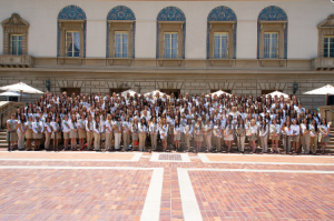 274 Girls Scouts in the Greater Los Angeles Area Pose after receiving their Gold Award. 