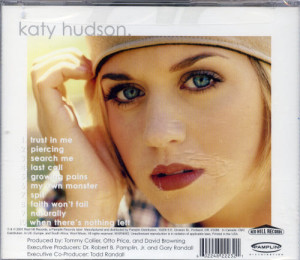 Pop singer Katy Perry released her debut studio album, a contemporary Christian rock album, in 2001 using her legal name.