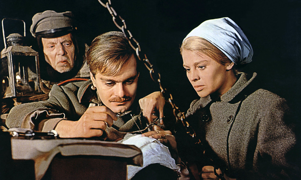 Omar Sharif and Julie Christie in the film Doctor Zhivago. Photo courtesy pinstopins.com
