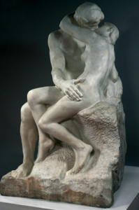 Rodin sculpture, "The Kiss"