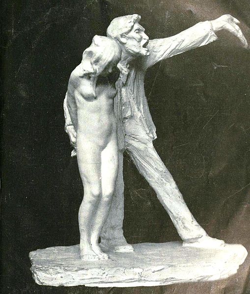 The_White_Slave_statue