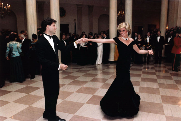 John Travolta and Princess Diana. Phot courtesy of Wikimedia Commons