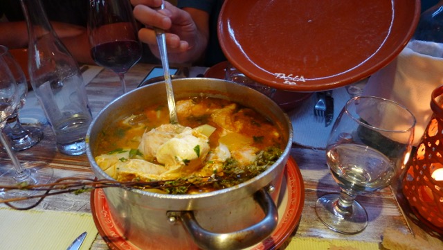 Portuguese fish soup.