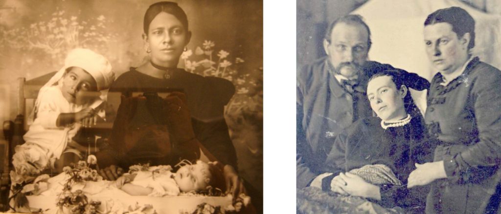 Post-mortem family portraits courtesy of Wikimedia Commons