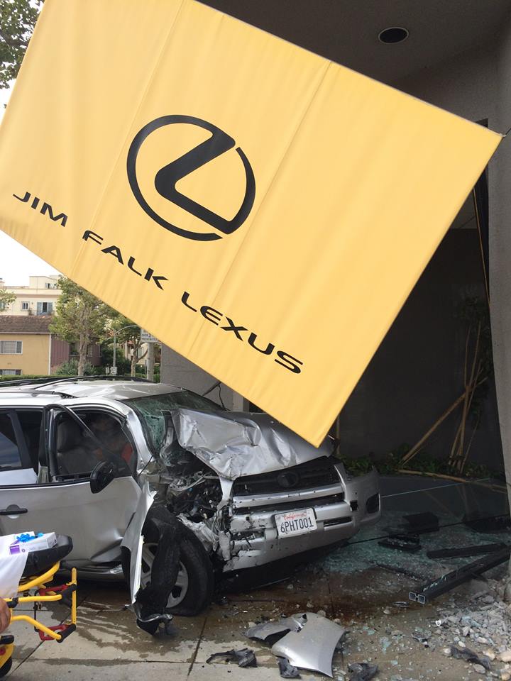 Car Crashes Into BH Car Dealership
