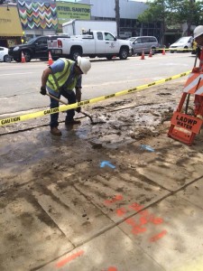 water main cleanup
