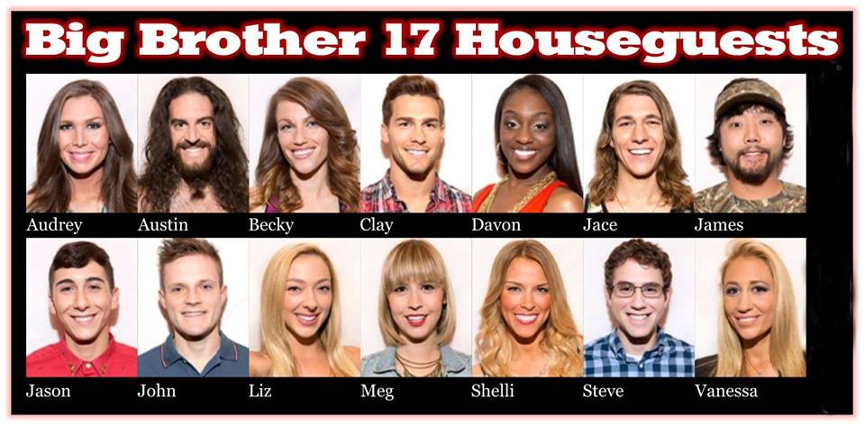 You're looking at the contestants who will do battle on "Big Brother 17."