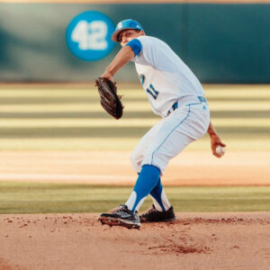 The New York Yankees picked James Kaprielian, right-handed pitcher for the UCLA Bruins, in the first round of the draft. Photo by Steve Cheng.