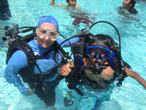 Children learning scuba diving. Photo Courtesy ACFC