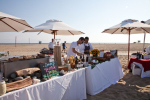 The chef's table. Photo courtesy Evening on the Beach