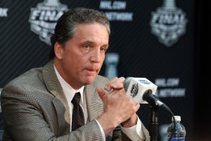 LA Kings GM Dean Lombardi oversaw the termination of Richards' contract after the organization believed he had breached the terms of his contract agreement.