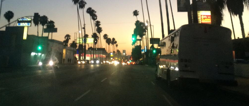 Vehicle Crash Shuts Down Sunset Boulevard