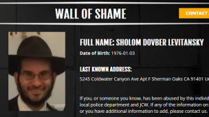 The original posting from Jewish Community Watch's website. 