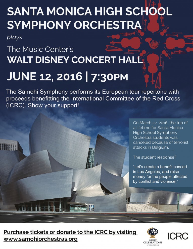 Orchestra Holds Benefit Concert At Walt Disney Concert Hall
