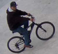 Hollywood Bicyclist Robber was captured by police Tuesday. 