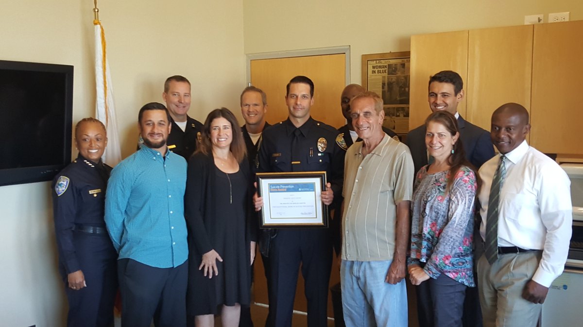 SMPD Sergeant Austin Brown Honored By AFSP