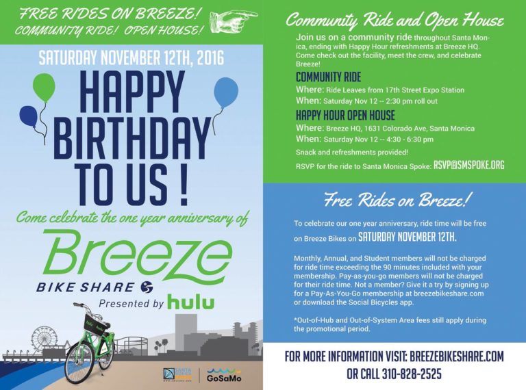 Breeze Celebrates One Year Anniversary