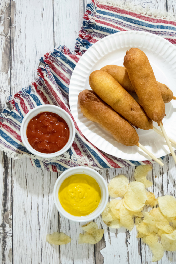 Bacon-Wrapped Corn Dogs, from My Sparkling Life