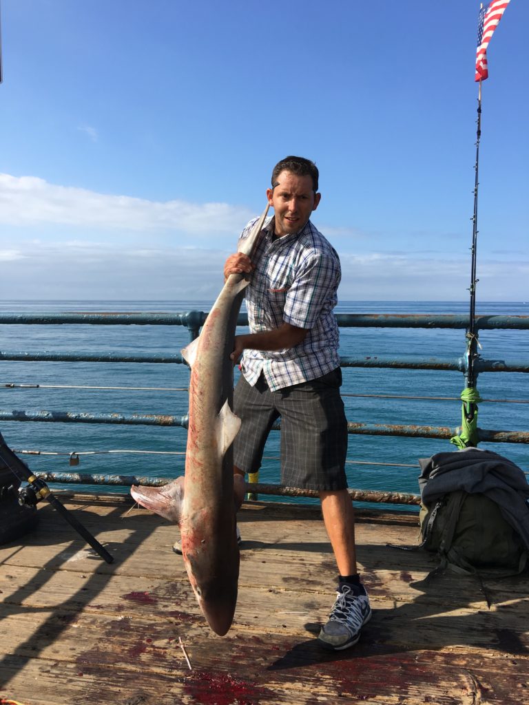Man Catches Shark On Santa Monica Pier
