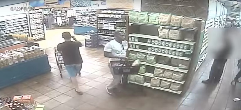 Grand Theft Suspect Caught On Video