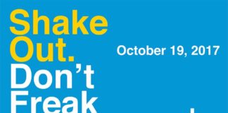 Annual “Shakeout” Earthquake Drill October 19