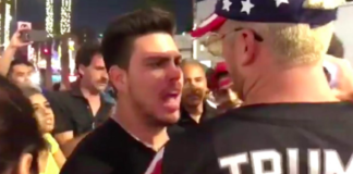 Fight At Trump’s Hollywood Star