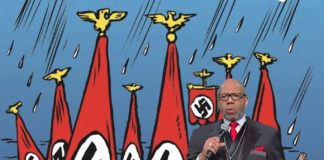 White House Flag Raised With Sounds Of “Seig Heil”