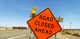 Crash Knocks Down Power Pole