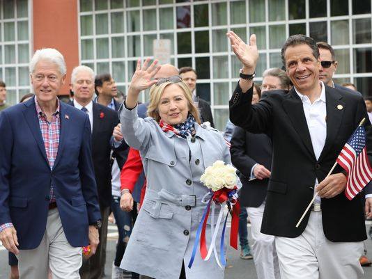 Governor Cuomo and Hillary Clinton