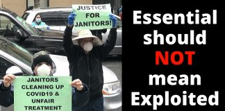 California Janitors Protest In The Streets