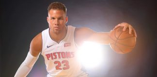 Blake Griffin Spends Memorial Day Without Face Mask