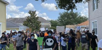 Protests Outside Florida Home Of George Floyd’s Alleged Killer