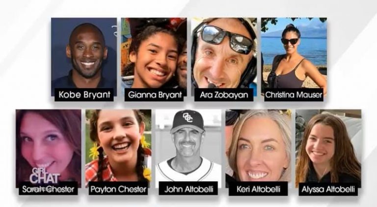 Pilot’s Rep Condemn Passengers In Kobe Bryant Crash