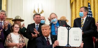 President Trump Signs The Great American Outdoors Act