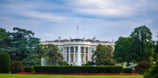 President Trump Escorted Out Of Briefing Following Shooting