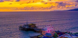 Ferris Wheel Light Up For Labor Day