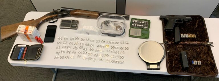 Narcotics And Firearms Seized During Recent Drug Bust
