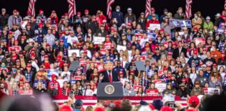 President Trump Campaigns For Senators Loeffler And Perdue