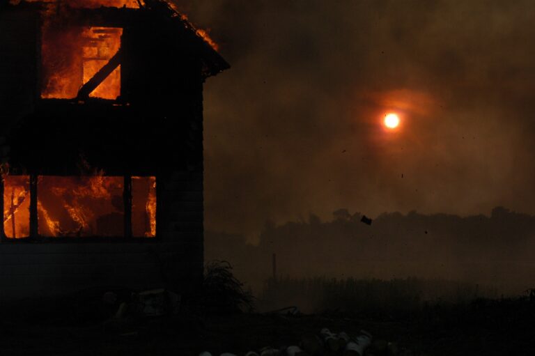 Homeless Encampment Catches Fire