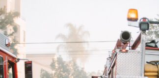 LAFD Respond To Structure Fire In Woodland Hills