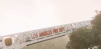 LAFD Respond To Structure Fire In Woodland Hills
