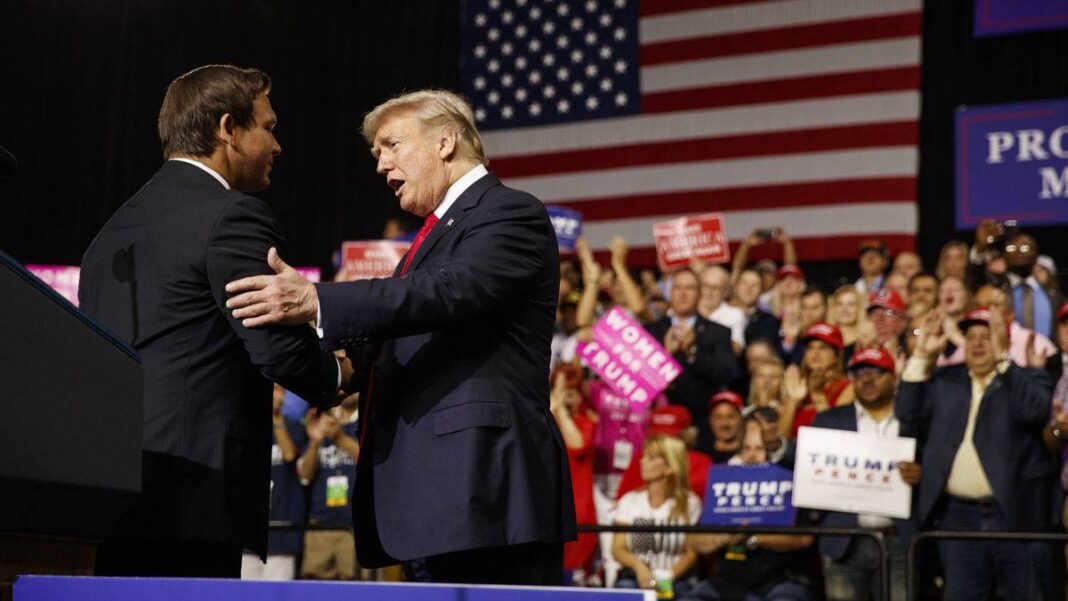 DeSantis And Trump