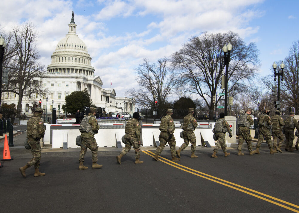 Troops Deployed To Protect US Capitol