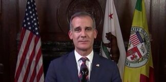 Los Angeles Mayor Eric Garcetti’s Home Vandalized