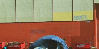 Man Barricaded In Tent Causes Lockdown