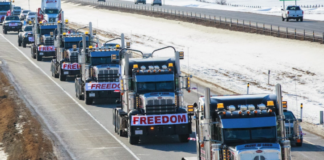 The People’s Convoy Heads East To Washington DC