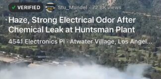Hazardous Material Leak At Huntsman Plant In Atwater
