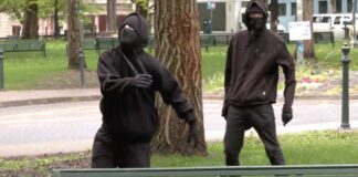 Antifa Members Attack Fund Police Protesters Injuring Two People