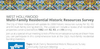 Historic Resources Survey For Multi-Family Residential Properties